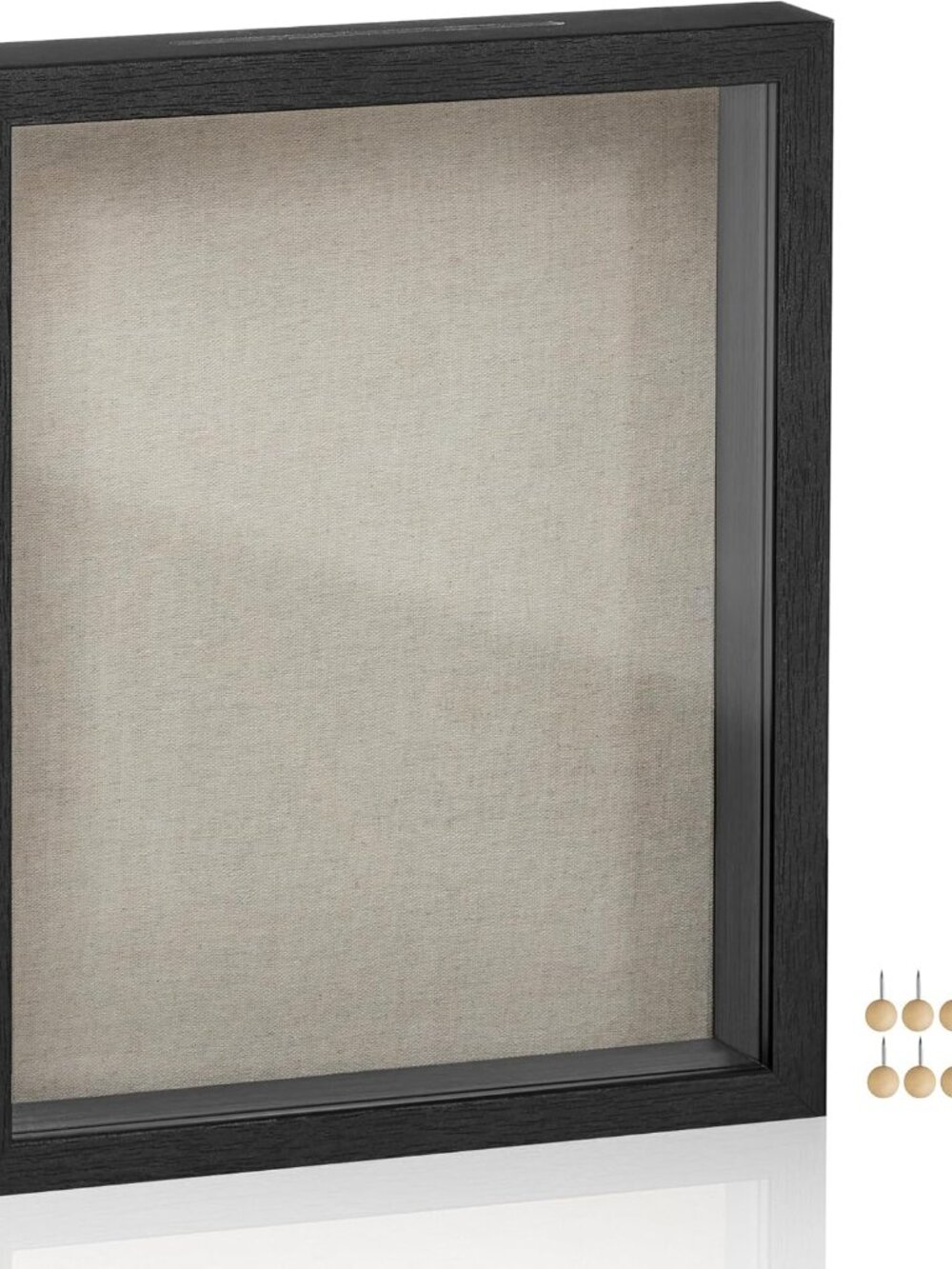 8x10 Shadow Box Frame, with Top Slot and Glass Front